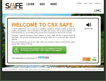 Tablet Screenshot of csxsafe.com